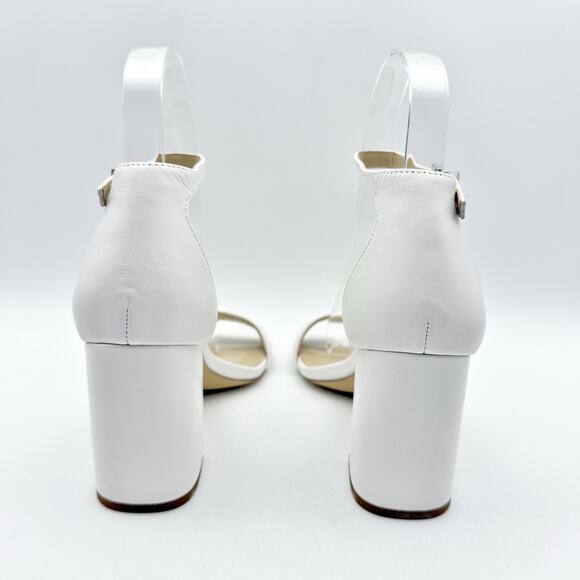 Sam Edelman Womens Daniella Heel US 8 Wide EU 38.5 White Leather NIB - Picture 9 of 12